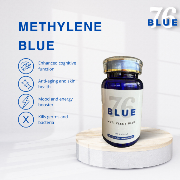 Methylene Blue 10mg Capsules | 30ct | Pharma Grade