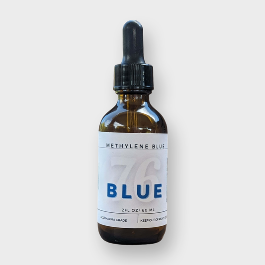 Methylene Blue 1% USP Pharmaceutical Grade | Ultra-Pure 60 mL (2.0 oz) Solution