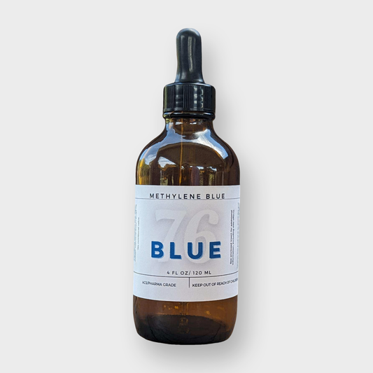 Methylene Blue 1% USP Pharmaceutical Grade | Ultra-Pure 120 mL (4.0 oz) Solution